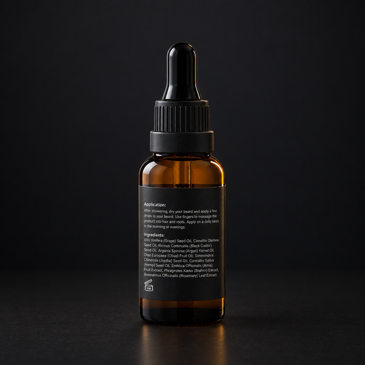 Aelora Beard Growth Oil - Back Dark