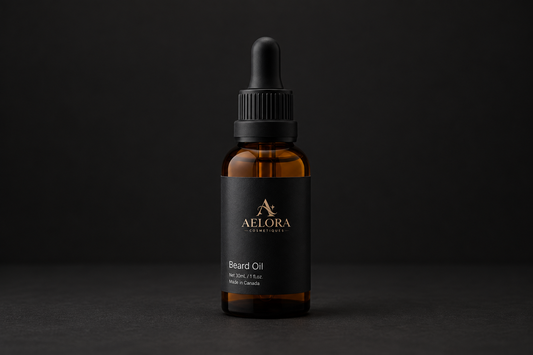 Aelora Beard Oil - Épuré Sombre